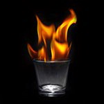 Glas mit Feuer - Die Heilpraktiker e.V. Heilpraktikerverband